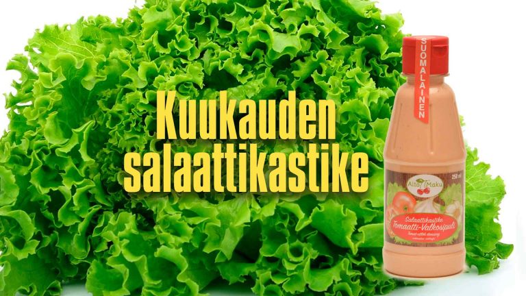 Kuukauden salaattikastike: Tomaatti-Valkosipuli